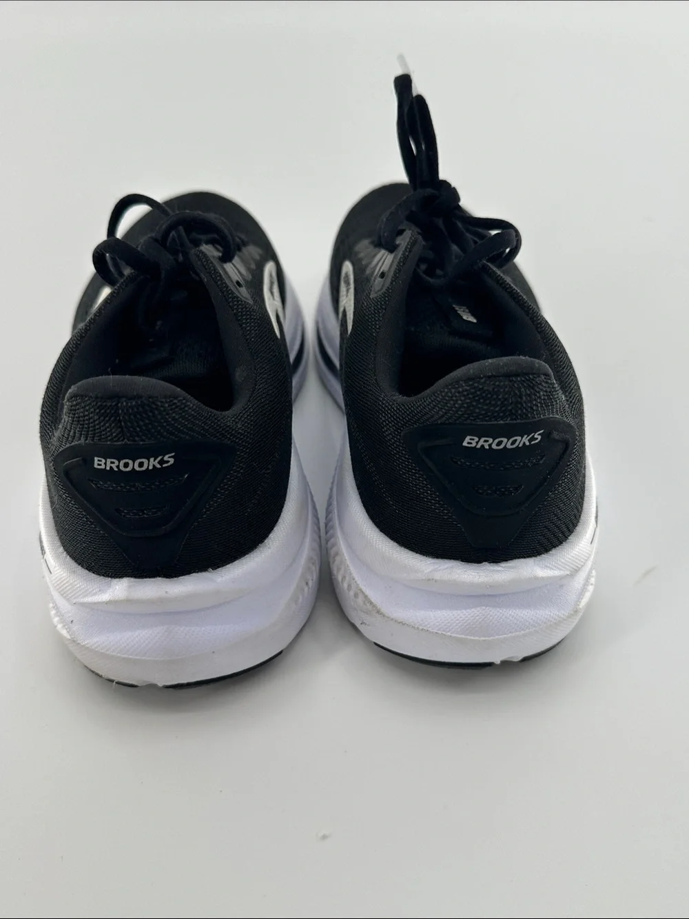 Brooks Men’s Black Athletic Shoes with White Accents
